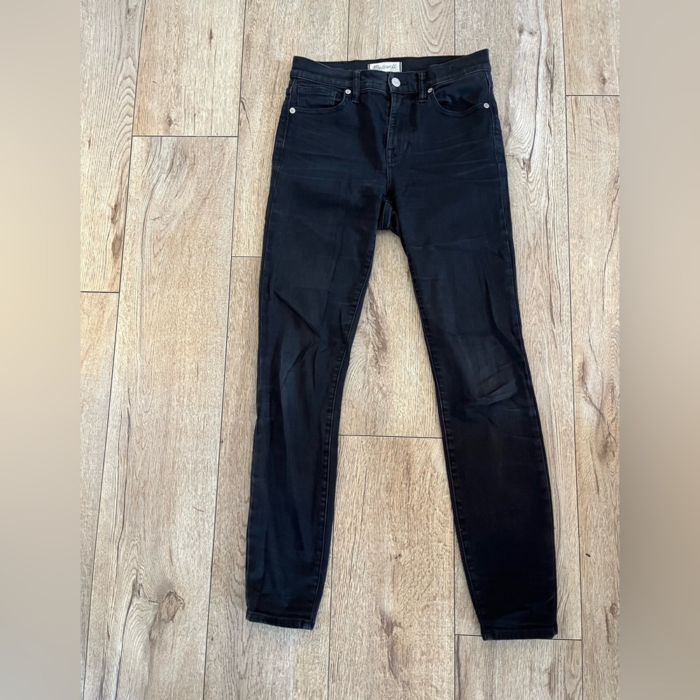 Madewell high riser skinny size 26, black